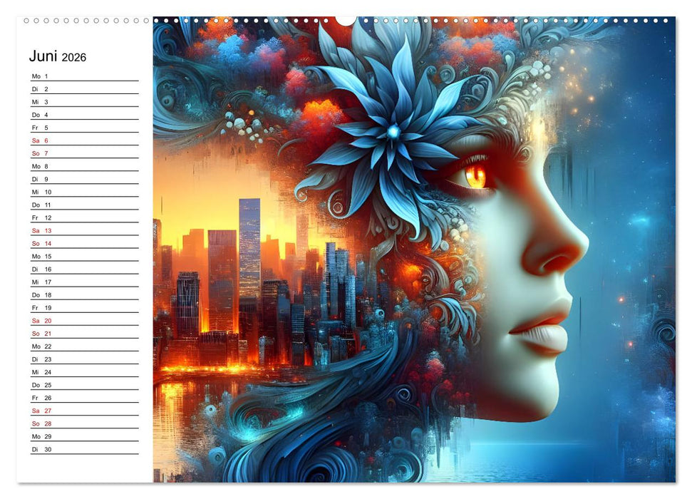 Metropolengesichter (CALVENDO Premium Wandkalender 2026)