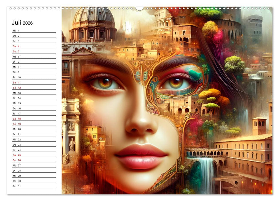 Metropolengesichter (CALVENDO Premium Wandkalender 2026)