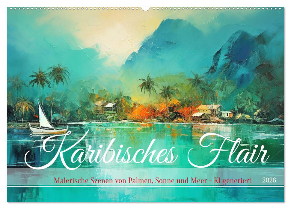 Karibisches Flair (CALVENDO Wandkalender 2026)