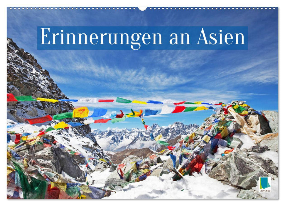 Erinnerungen an Asien (CALVENDO Wandkalender 2026)
