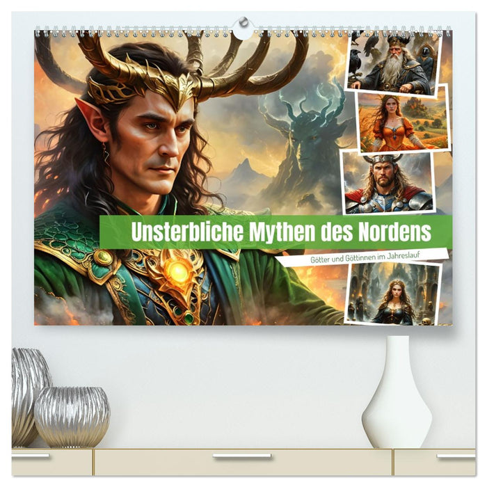 Unsterbliche Mythen des Nordens (CALVENDO Premium Wandkalender 2026)