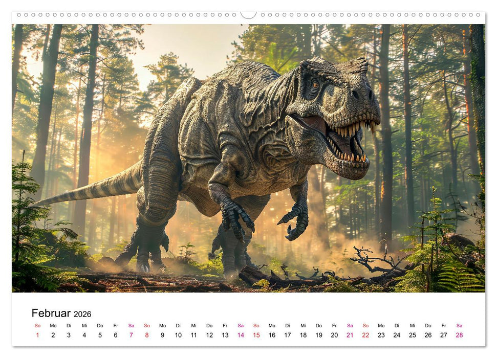 Reise in die Urzeit (CALVENDO Wandkalender 2026)