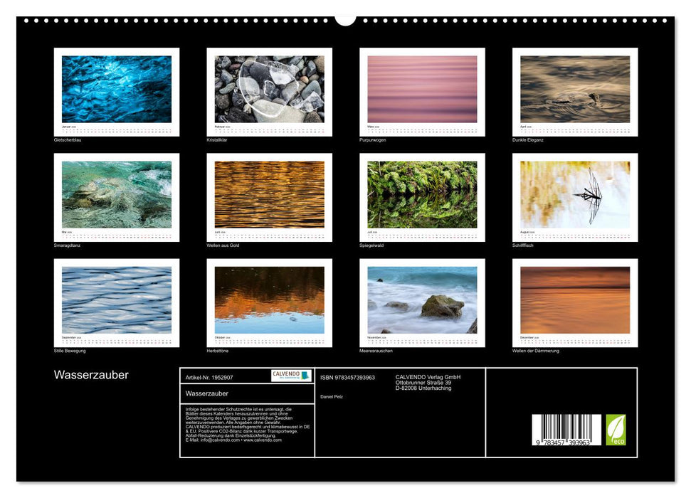 Wasserzauber (CALVENDO Premium Wandkalender 2026)