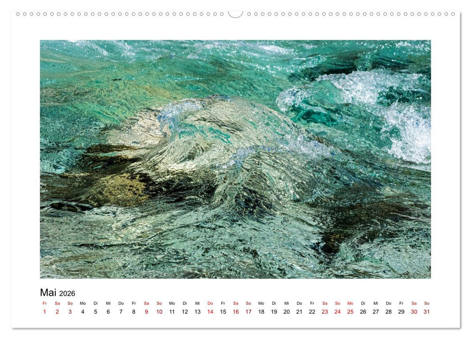 Wasserzauber (CALVENDO Premium Wandkalender 2026)