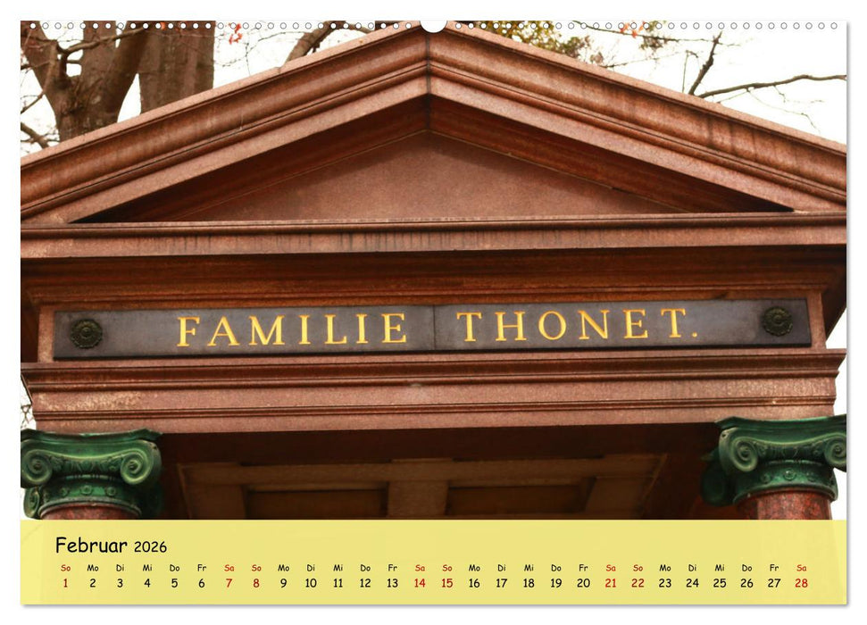 Am Zentralfriedhof in Wien (CALVENDO Premium Wandkalender 2026)