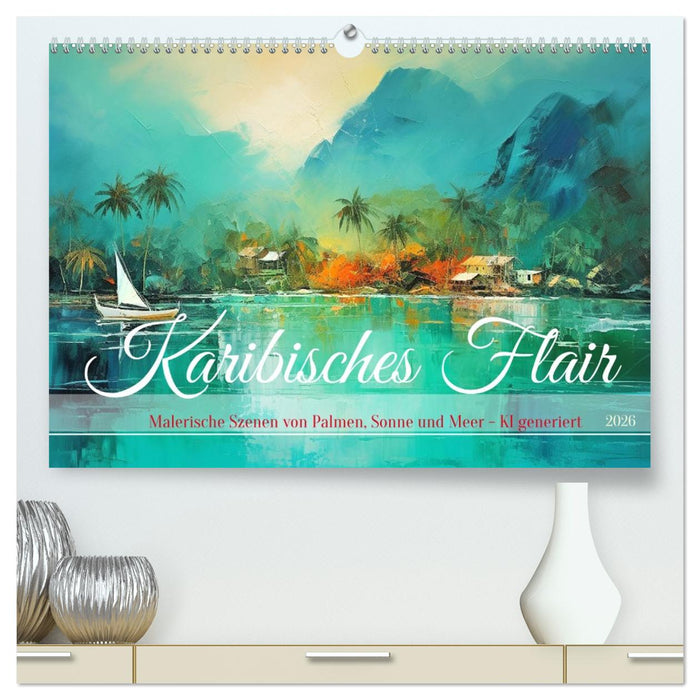 Karibisches Flair (CALVENDO Premium Wandkalender 2026)