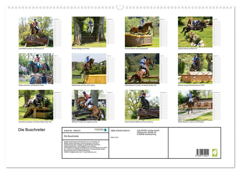Die Buschreiter (CALVENDO Wandkalender 2026)