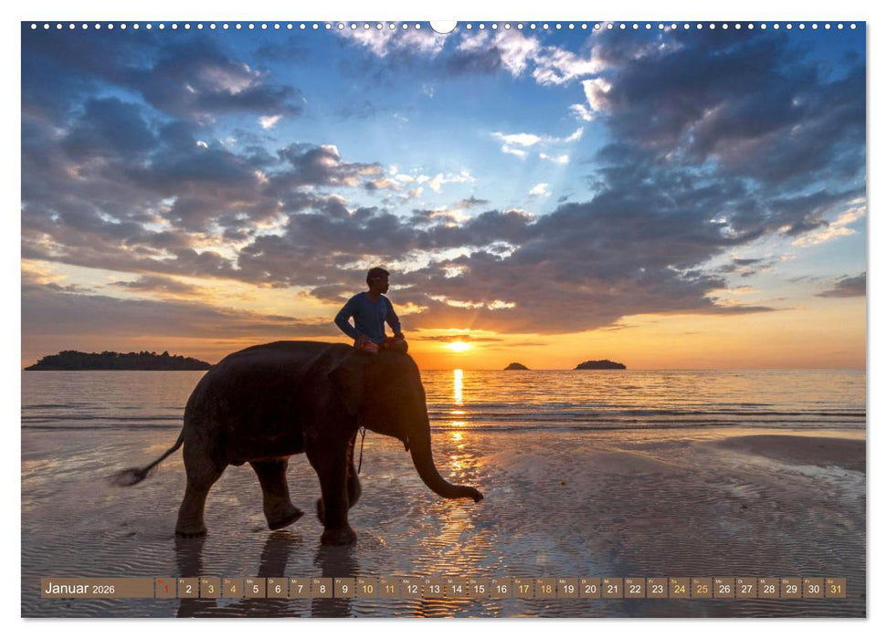 Erinnerungen an Asien (CALVENDO Premium Wandkalender 2026)