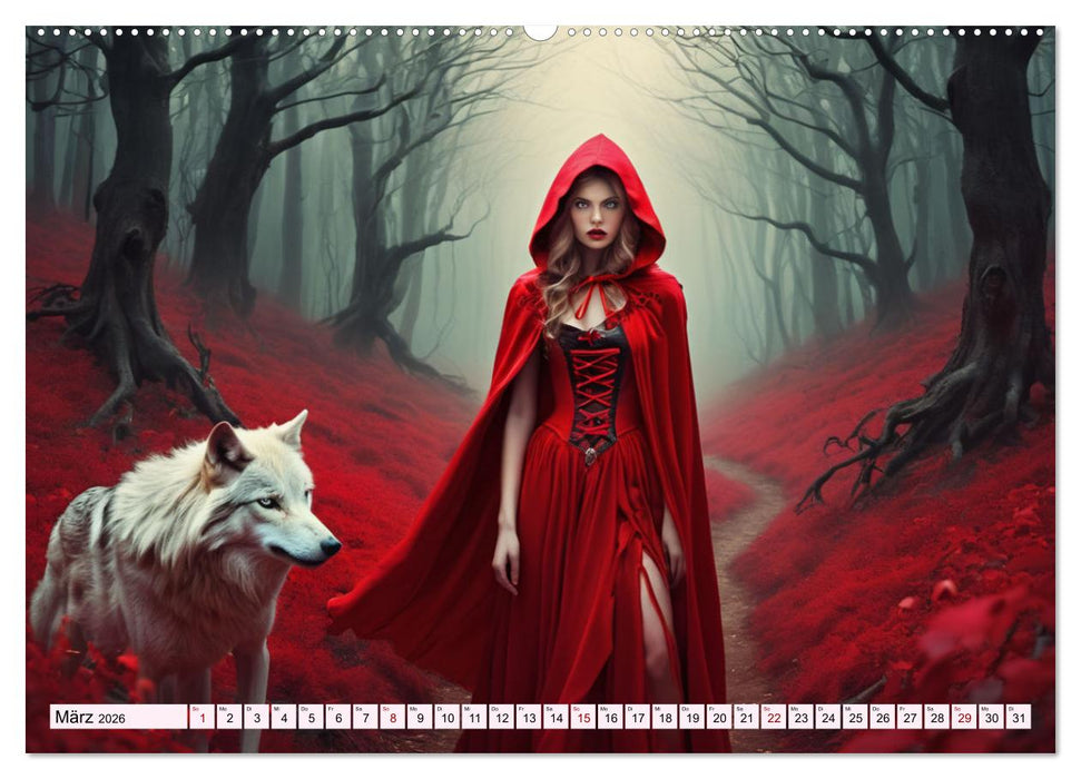 Im Reich der Märchen, Mythen und Legenden (CALVENDO Premium Wandkalender 2026)