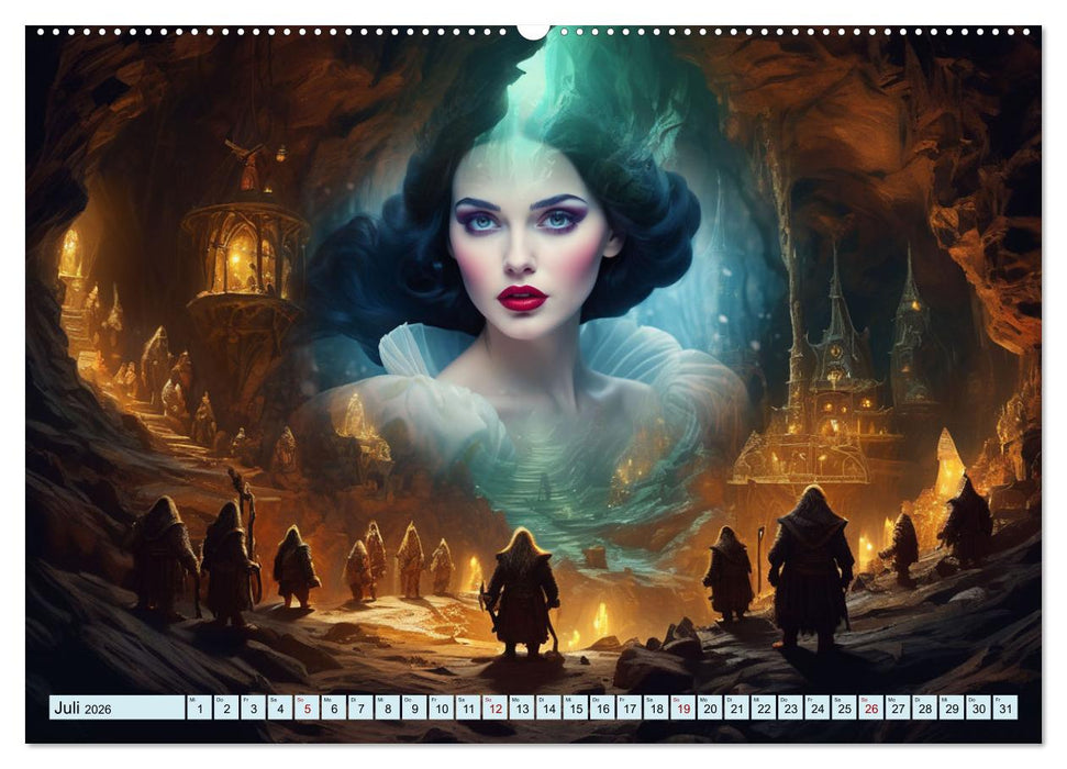 Im Reich der Märchen, Mythen und Legenden (CALVENDO Premium Wandkalender 2026)
