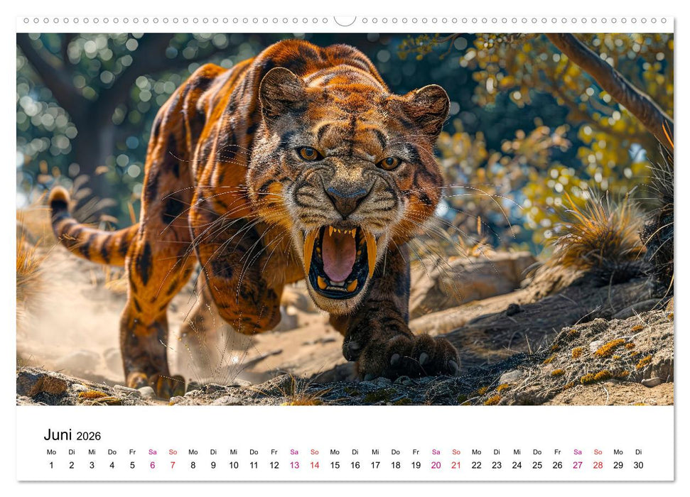 Reise in die Urzeit (CALVENDO Premium Wandkalender 2026)