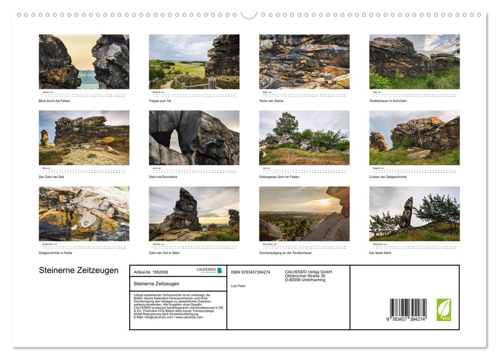 Steinerne Zeitzeugen (CALVENDO Premium Wandkalender 2026)