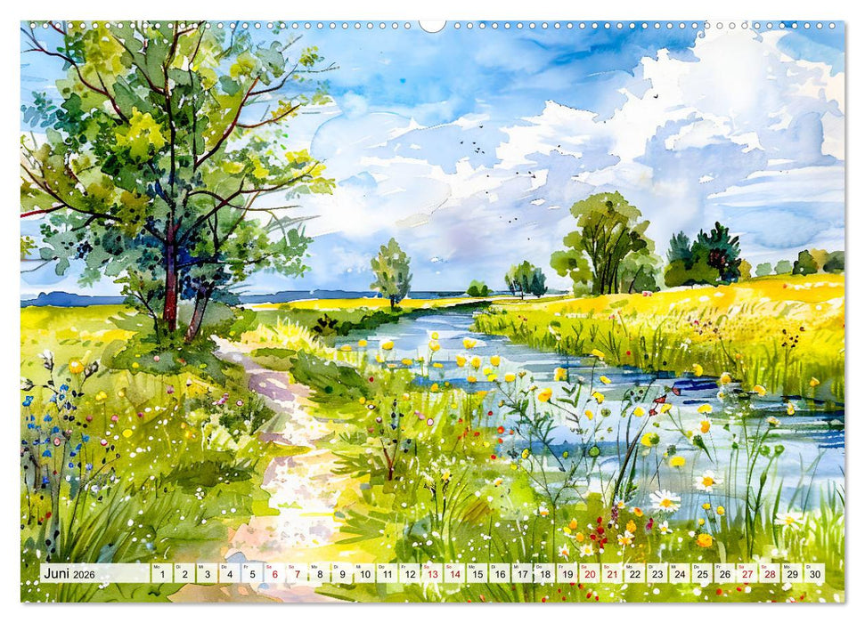 Havelland Flair - Immer in Flussnähe (CALVENDO Wandkalender 2026)