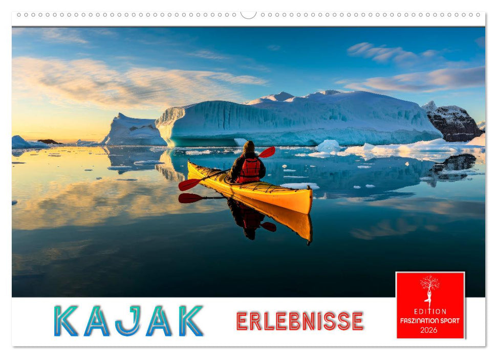 Kajak Erlebnisse (CALVENDO Wandkalender 2026)