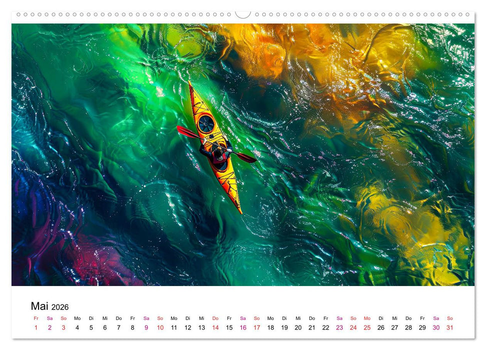 Kajak Erlebnisse (CALVENDO Wandkalender 2026)