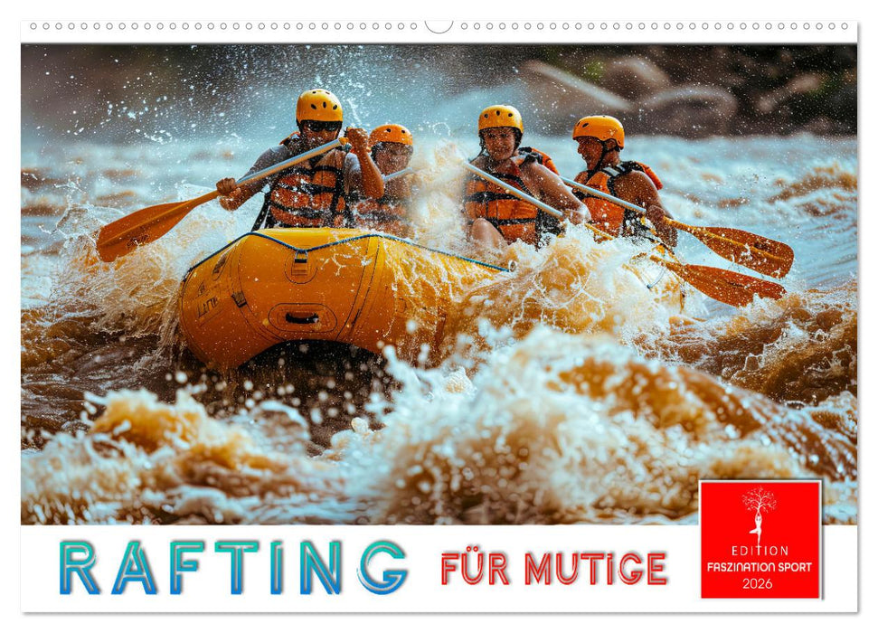 Rafting für Mutige (CALVENDO Wandkalender 2026)