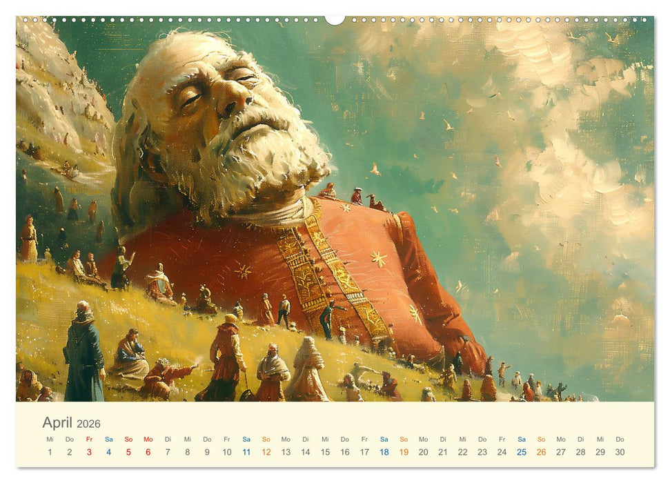 Helden der Weltliteratur (CALVENDO Wandkalender 2026)