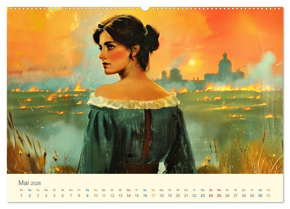 Helden der Weltliteratur (CALVENDO Wandkalender 2026)