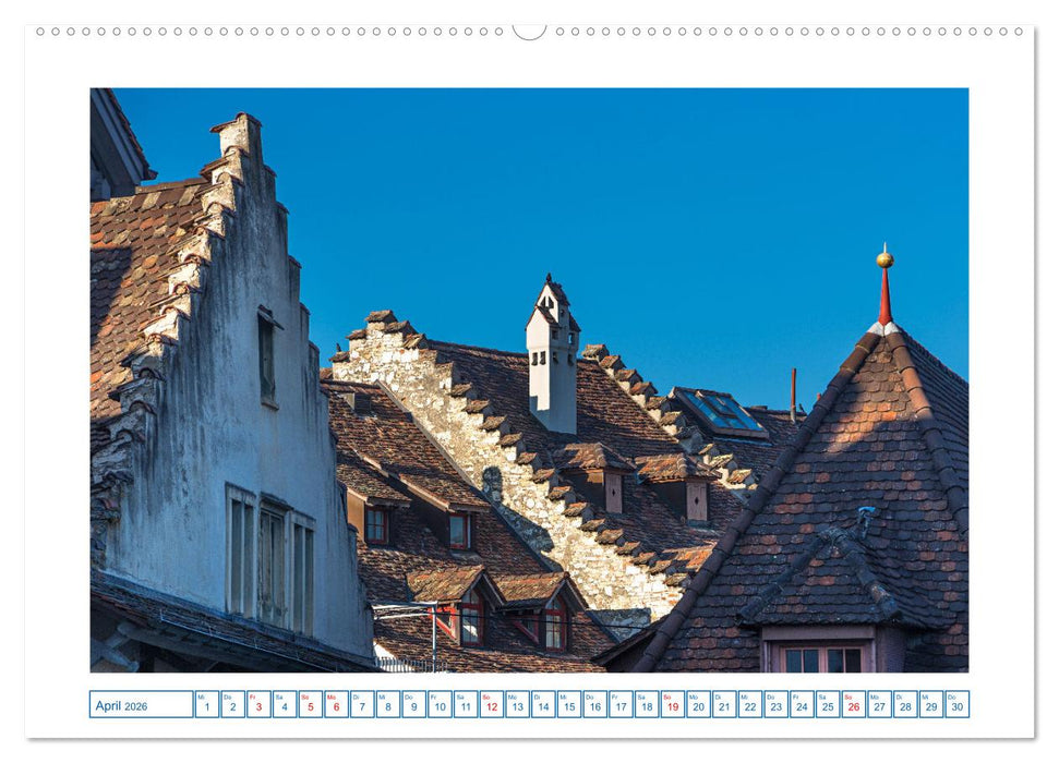 Schaffhausen - nördlichste Stadt der Schweiz (CALVENDO Premium Wandkalender 2026)