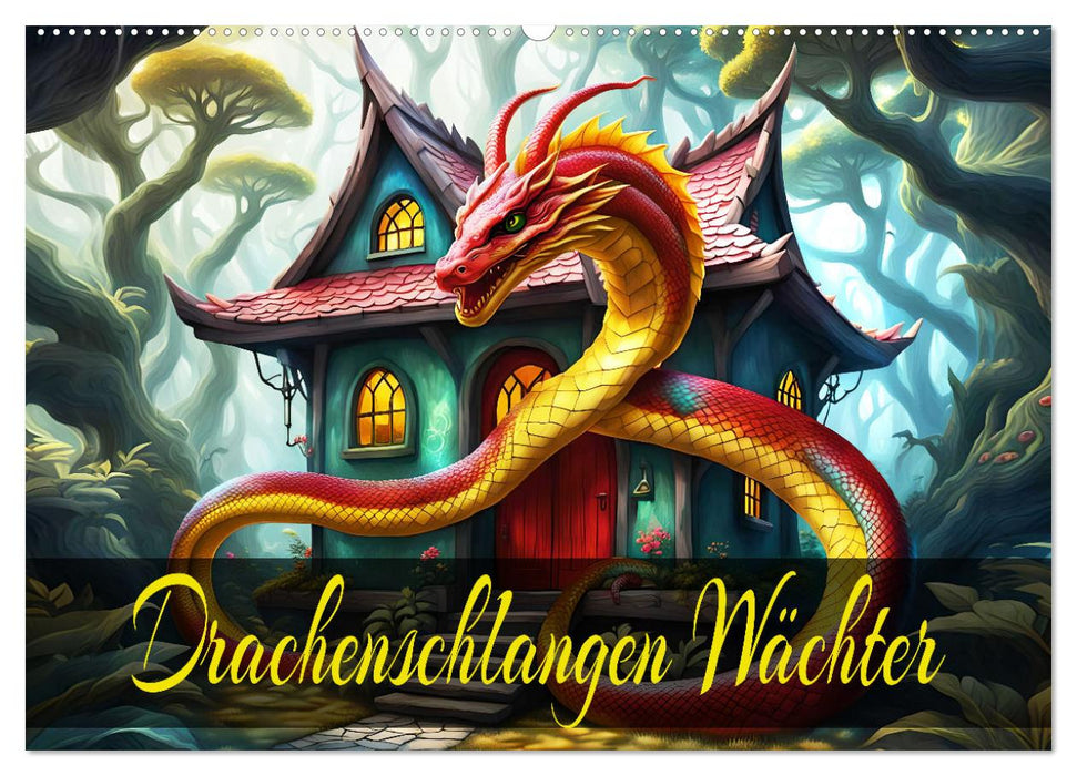 Drachenschlangen Wächter (CALVENDO Wandkalender 2026)