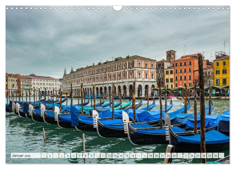 ItalienReise Venedig Chioggia Comacchio (CALVENDO Wandkalender 2026)