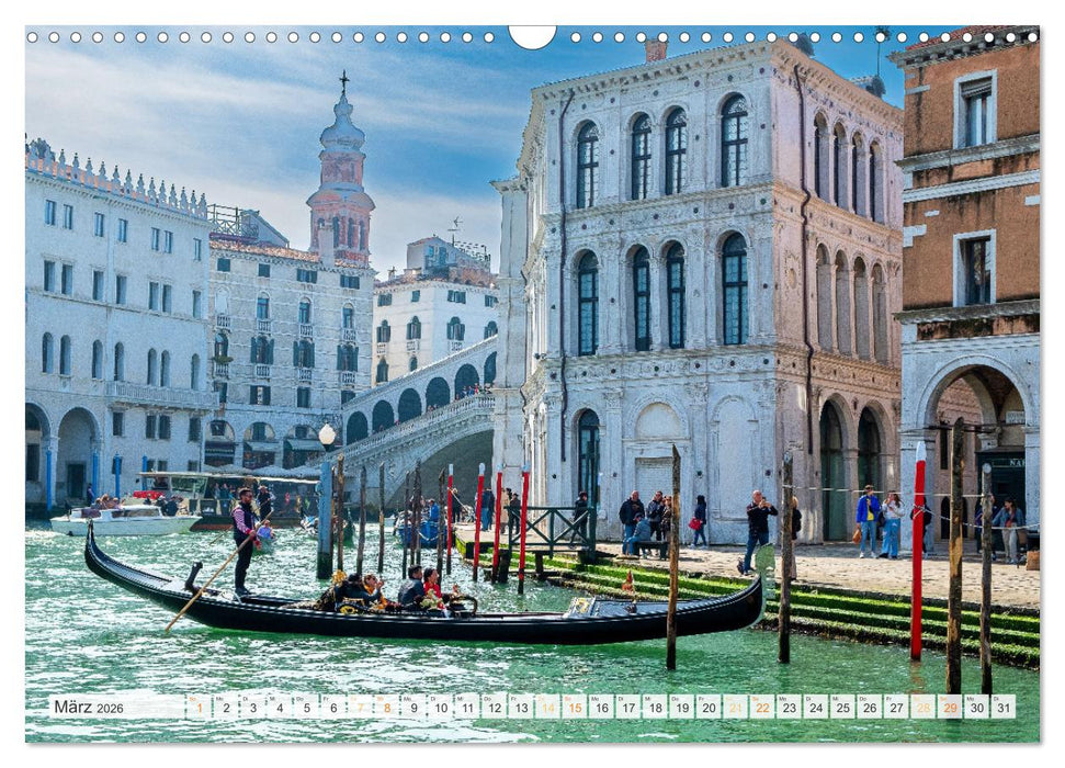 ItalienReise Venedig Chioggia Comacchio (CALVENDO Wandkalender 2026)