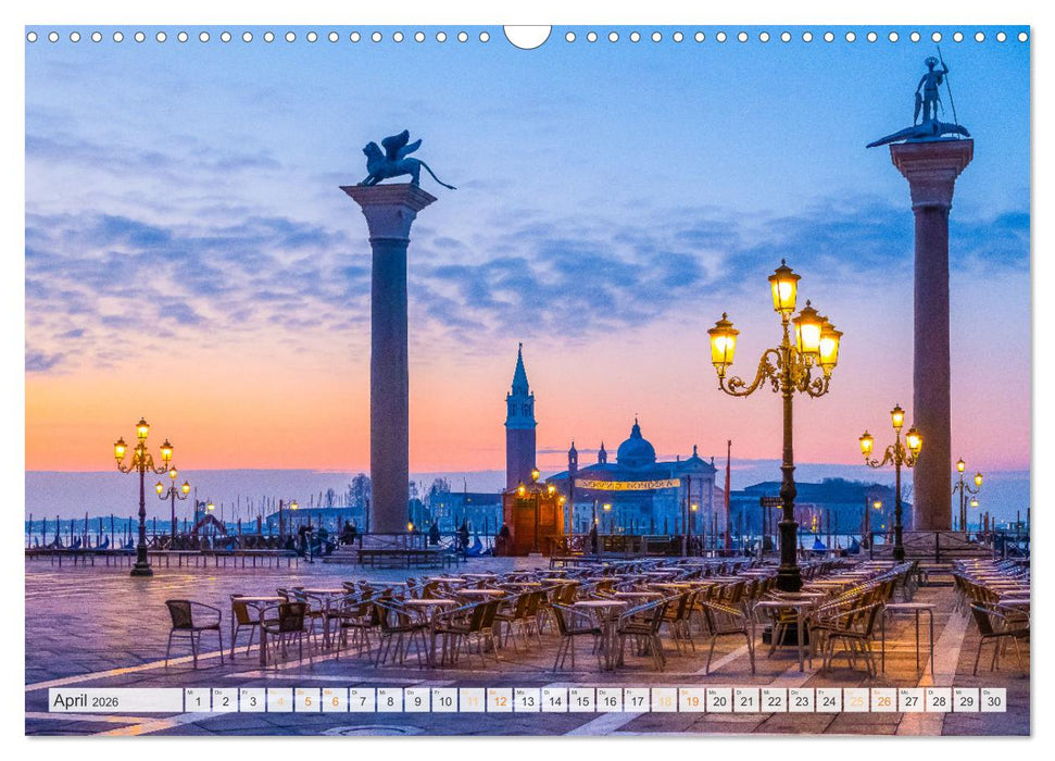 ItalienReise Venedig Chioggia Comacchio (CALVENDO Wandkalender 2026)