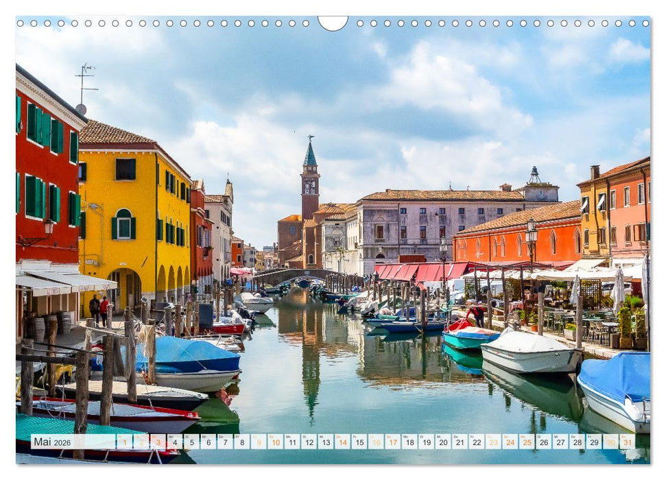 ItalienReise Venedig Chioggia Comacchio (CALVENDO Wandkalender 2026)