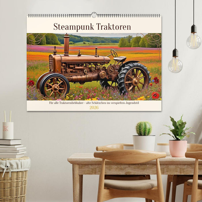 Steampunk Traktoren (CALVENDO Wandkalender 2026)