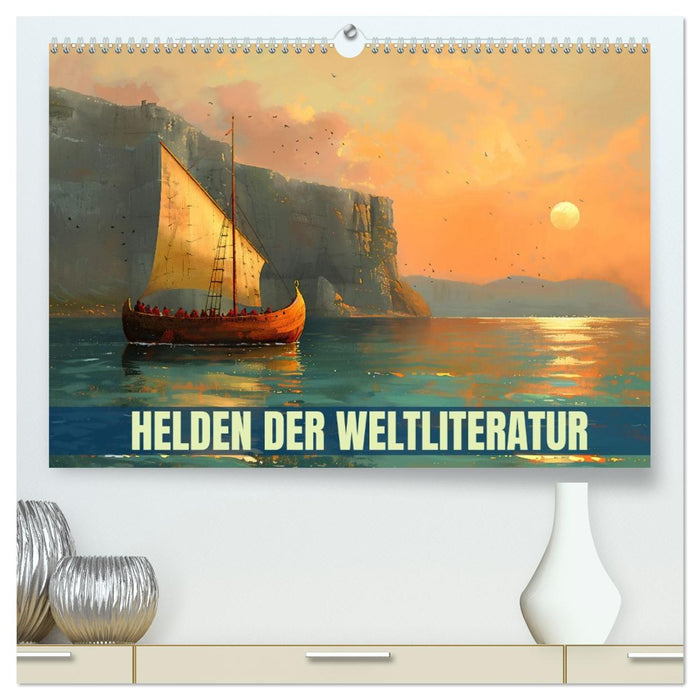 Helden der Weltliteratur (CALVENDO Premium Wandkalender 2026)