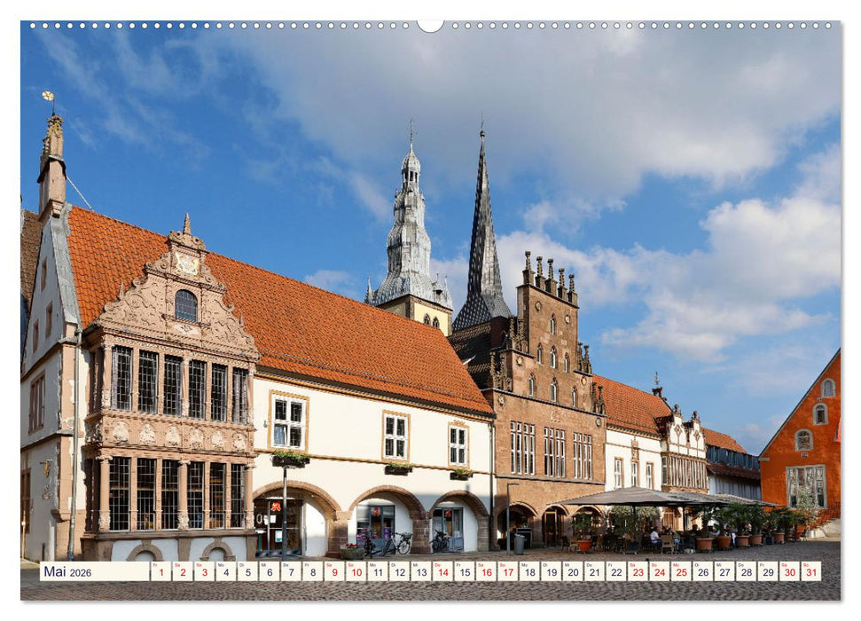 LEMGO - Weserrenaissance und Fachwerkromantik (CALVENDO Premium Wandkalender 2026)