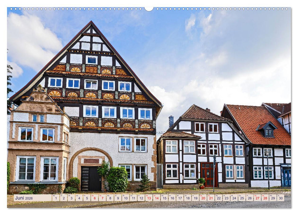 LEMGO - Weserrenaissance und Fachwerkromantik (CALVENDO Premium Wandkalender 2026)
