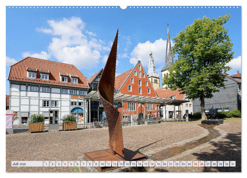 LEMGO - Weserrenaissance und Fachwerkromantik (CALVENDO Premium Wandkalender 2026)