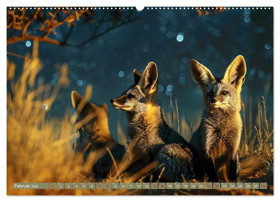 Die wilden Hunde (CALVENDO Premium Wandkalender 2026)