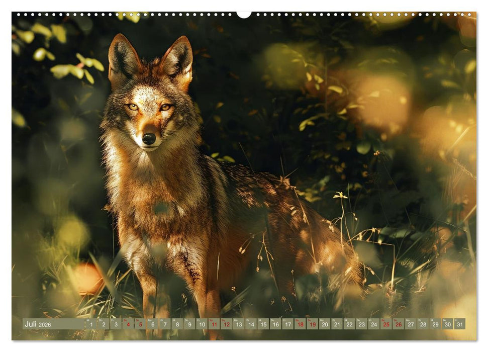 Die wilden Hunde (CALVENDO Premium Wandkalender 2026)
