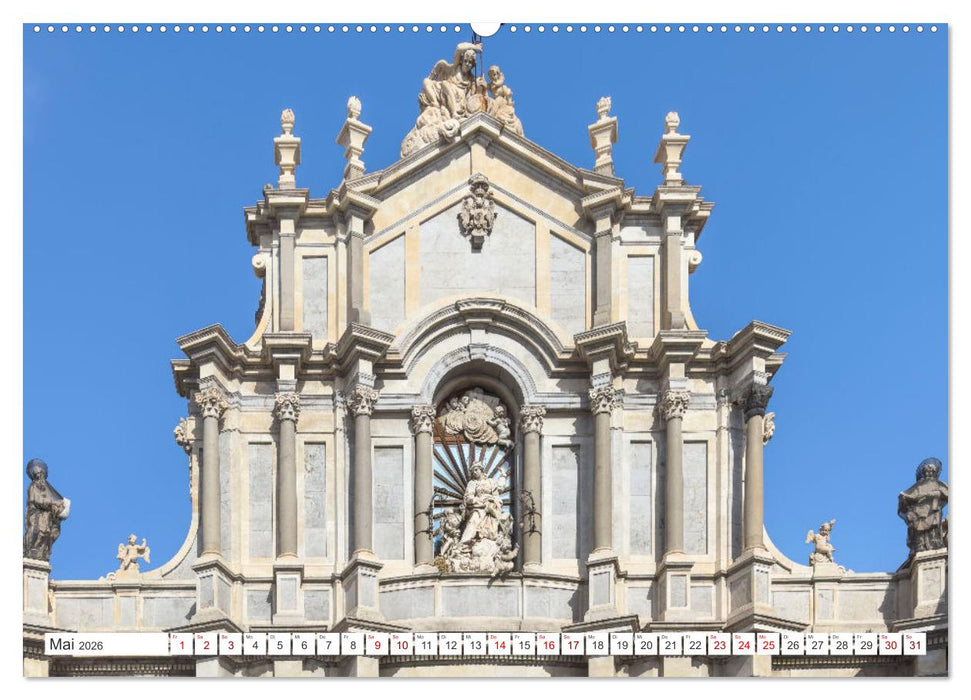 Sizilien - Spätbarocke Pracht im Val di Noto (CALVENDO Wandkalender 2026)