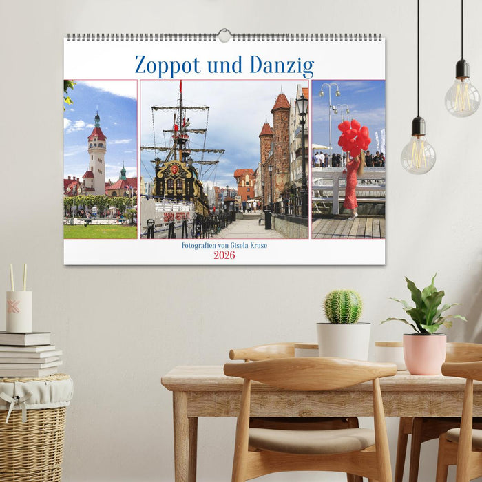 Zoppot und Danzig (CALVENDO Wandkalender 2026)