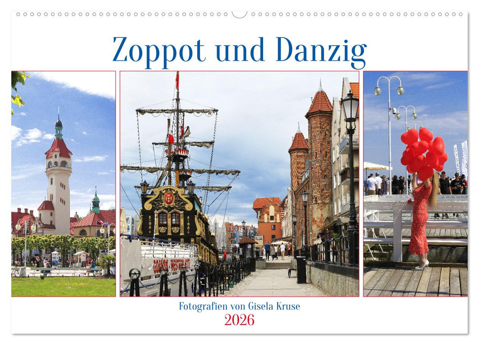 Zoppot und Danzig (CALVENDO Wandkalender 2026)
