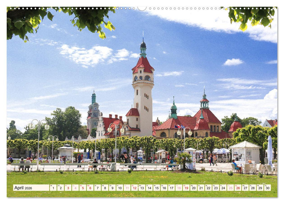 Zoppot und Danzig (CALVENDO Wandkalender 2026)