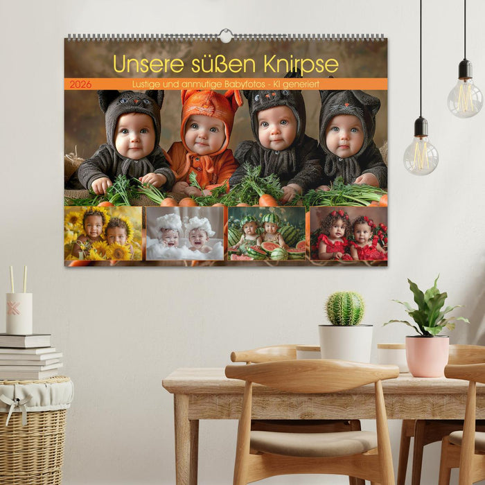 Unsere süßen Knirpse (CALVENDO Wandkalender 2026)