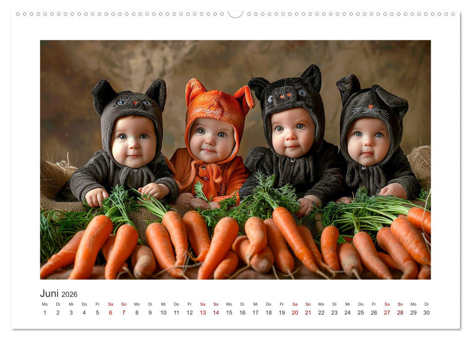 Unsere süßen Knirpse (CALVENDO Wandkalender 2026)
