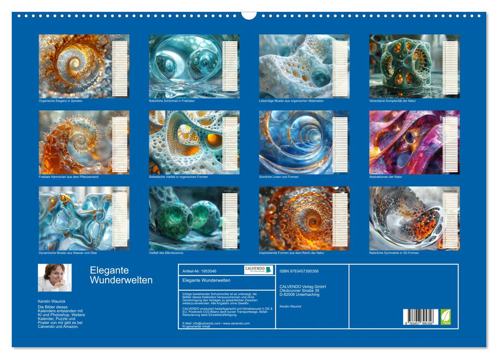 Elegante Wunderwelten (CALVENDO Wandkalender 2026)