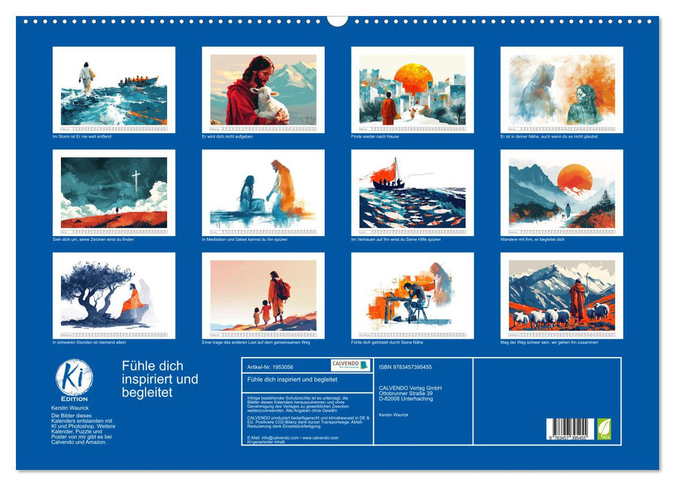 Fühle dich inspiriert und begleitet (CALVENDO Wandkalender 2026)