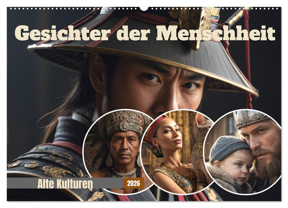 Gesichter der Menschheit (CALVENDO Wandkalender 2026)
