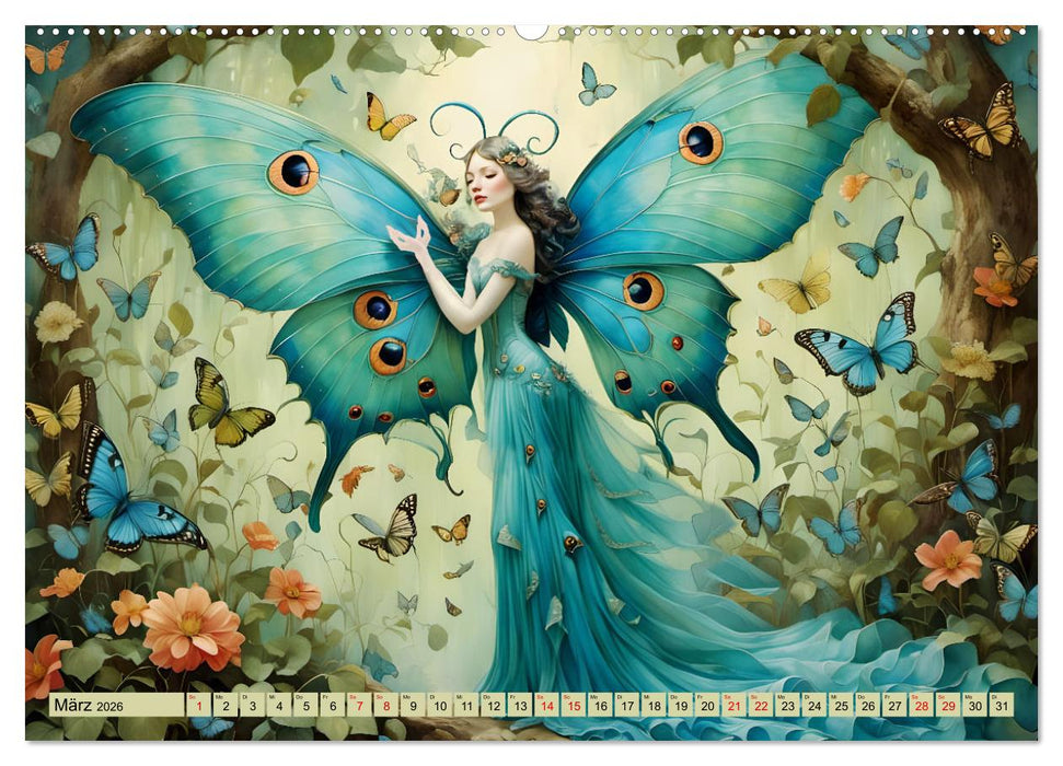 Flügel der Anmut (CALVENDO Wandkalender 2026)