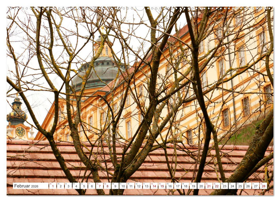 Melk und Dürnstein, zwei malerische Städtchen in der Wachau (CALVENDO Wandkalender 2026)