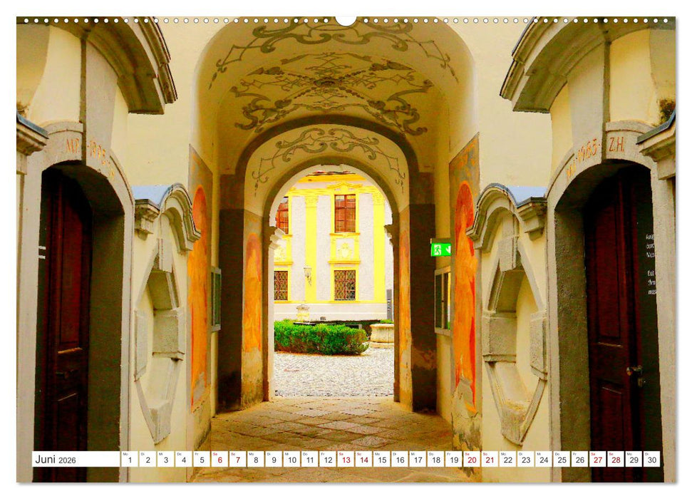 Melk und Dürnstein, zwei malerische Städtchen in der Wachau (CALVENDO Wandkalender 2026)