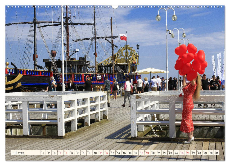 Zoppot und Danzig (CALVENDO Premium Wandkalender 2026)