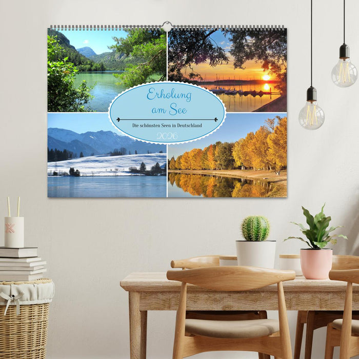 Erholung am See - Die schönsten Seen in Deutschland (CALVENDO Wandkalender 2026)
