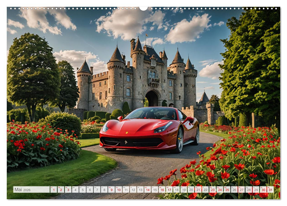 Virtual Classic Cars (CALVENDO Wandkalender 2026)